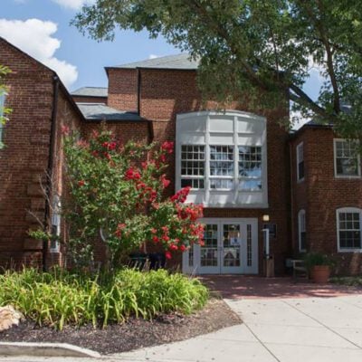 Exterior view of George Washington University's Somers Hall